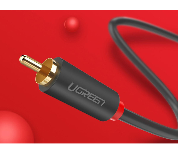 UGREEN Przewód 2RCA Cinch do 2RCA Cinch 1.5m czarny - 1501474 - zdjęcie 4